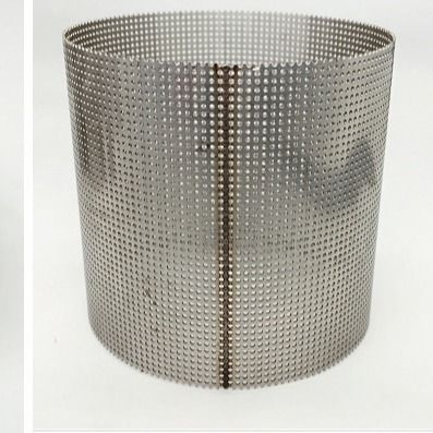 Tube filtrant perforé en aluminium en métal d'acier inoxydable pour le puits d'eau