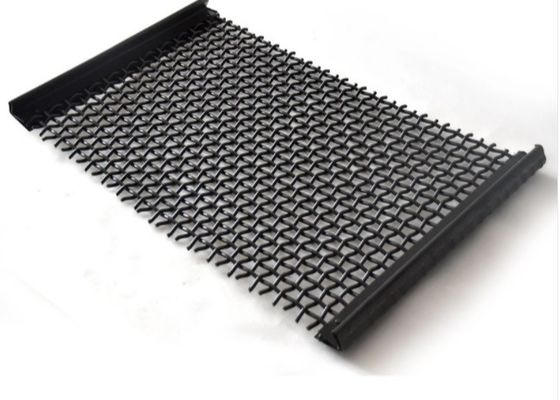 fil vibrant Mesh Screen Plain Twill Weave de l'acier au carbone 65Mn pour la machine de broyeur