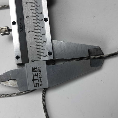 Maille de câble en acier inoxydable 304 flexible et durable avec trou en losange pour filet de sécurité