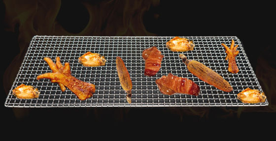 Grill en acier inoxydable 304 Grill Mesh 165-550 mm Ronde résistant aux températures élevées