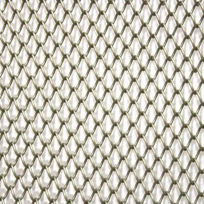 Draperie 1.8mm architecturale en aluminium décorative de Mesh Chain Link Curtain Coil en métal