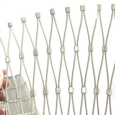 Corde Mesh Light Weight High Strength de Diamond Flexible Stainless Steel Wire