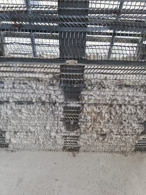 Maillage de coffrage permanent de fondation en béton armé