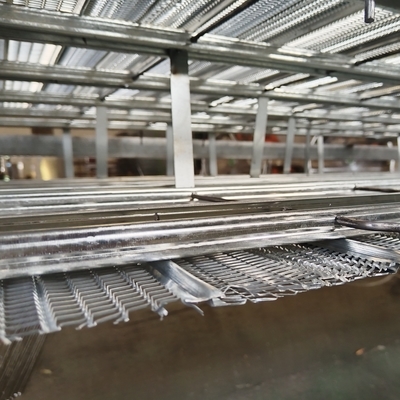 Treillis d'armature en acier galvanisé à nervures hautes pour coffrage permanent en béton