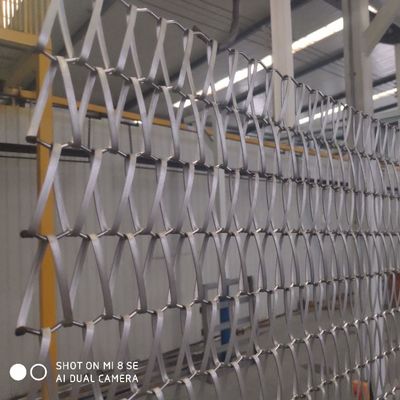 1,2 millimètres de lien de fil plat d'armure en spirale de Mesh Conveyor Belt Cladding Balance