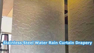 Maille de cascade de cascade pour la décoration d'hôtel et de centre commercial