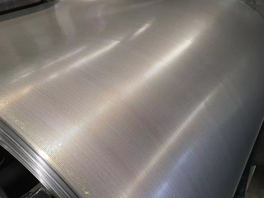 Filtre en maille métallique gravée à trous ronds en acier inoxydable 304 316 pour filtration de fluides