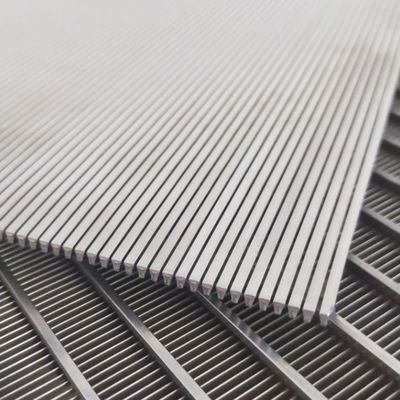 Écrans à fil en V SS 304 316 pour l'industrie minière et chimique