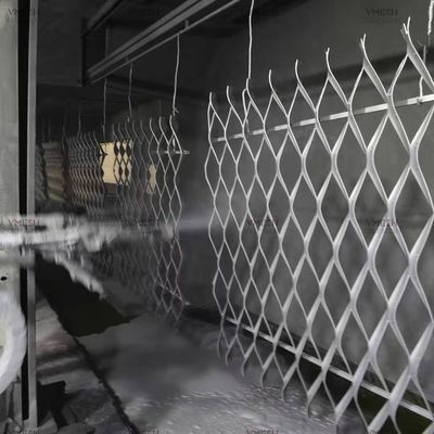 Maille augmentée en métal enduite par PVC a galvanisé la maille augmentée en métal pour des gardes de fenêtre