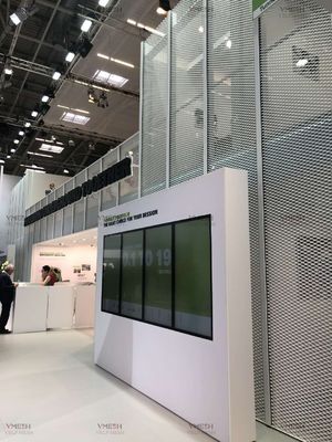 Le grillage enduit de diamant de couleur de poudre a augmenté le métal augmenté galvanisé pour la barrière de sécurité d'intérieur