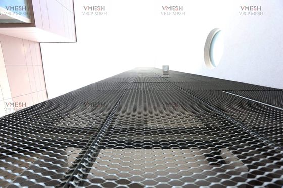 Plafond en treillis métallique déployé en aluminium personnalisé 3003 anodisé