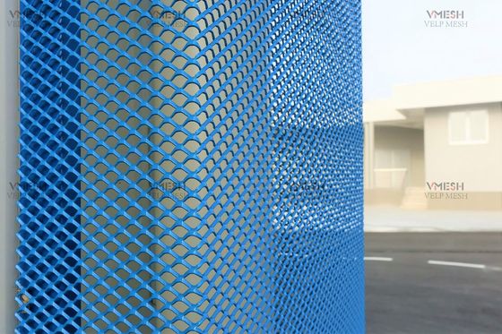 Panneaux de plafond en métal déployé d'aluminium noir PVDF