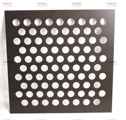 revêtement de façade métallique perforée en aluminium pour murs décoratifs