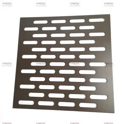 revêtement de façade métallique perforée en aluminium pour murs décoratifs