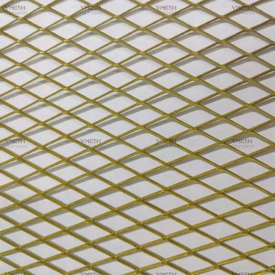 Maillage métallique étendu en aluminium 4x8 pieds petit trou modèle diamanté