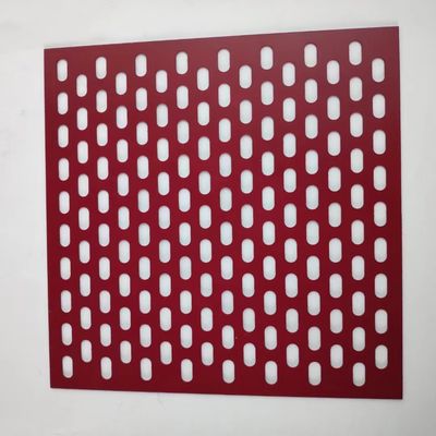 Plaque de treillis perforée en aluminium à trou hexagonal épaisseur 1 mm