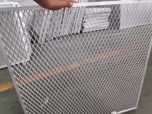 Maillage métallique étendu en aluminium revêtu de poudre 1,2x2,4m
