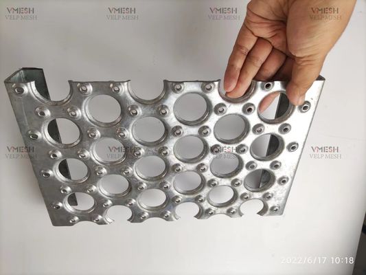 Grille de sécurité antidérapant à trou rond en aluminium 3,5 mm pour les marches d'escalier