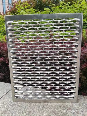 L'aluminium 1060 grille de sécurité à trous en diamant 12G 14G