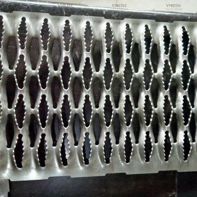 Dureté de 2 à 4 m appui de sécurité grille diamants anti-dérapant