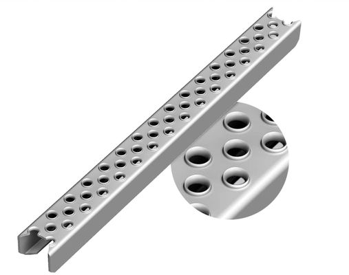 Marches d'échelle en métal galvanisé de 2,5 mm, robustes, antidérapantes