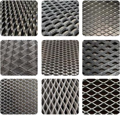 Grille galvanisée en treillis métallique élargi avec trou hexagonal en diamant