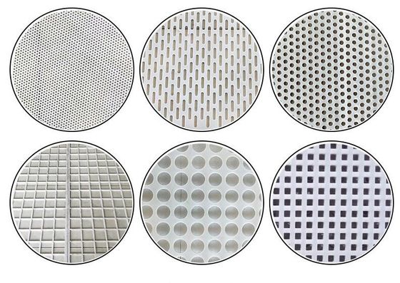 Couche en poudre Couleur or Bronze Honeycomb Hole rond Hole Mesh métallique Faisceau métallique perforé