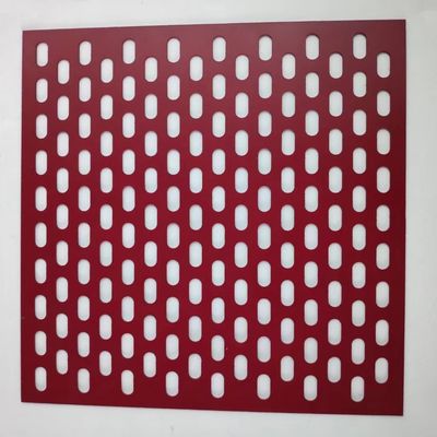 Tôle perforée en aluminium personnalisée pour la décoration 0,5-8mm