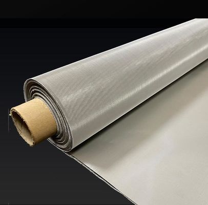 largeur 300 de 1m acier inoxydable Mesh Sheet Plain Dutch Weave de 400 microns pour le pétrole