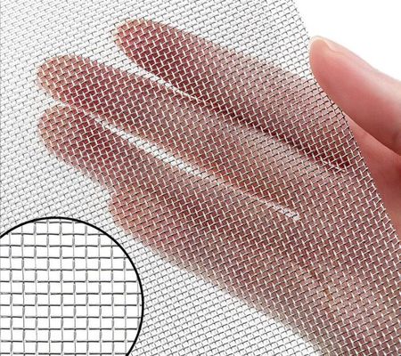 Anti-corrosion 80 Maillage de fil d'acier inoxydable Maillage de fil pour filtrage de la maille de tissu