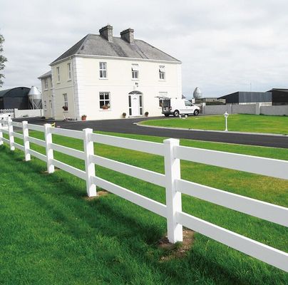bœuf vinyle 3 rails PVC 2 rails cheval berceau ferme clôture poste ranch