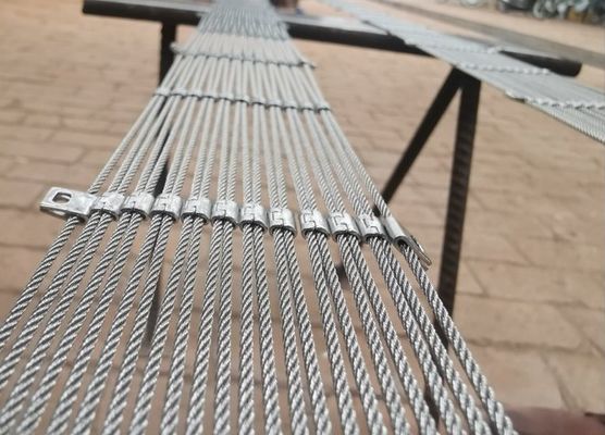 Filet de câble en acier inoxydable 2mm pour enclos de zoo 304/316