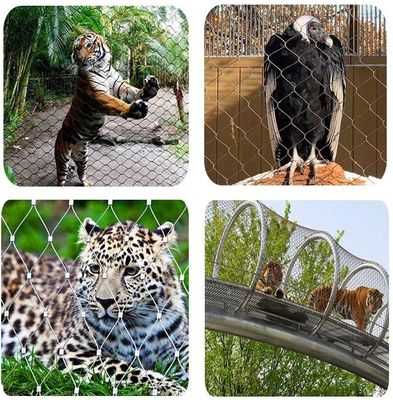 Filet de câble en acier inoxydable sur mesure pour cages à oiseaux 1,5 mm 1,6 mm
