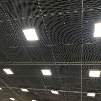 Panneau de plafond en treillis métallique déployé en aluminium décoratif 0,5 mm