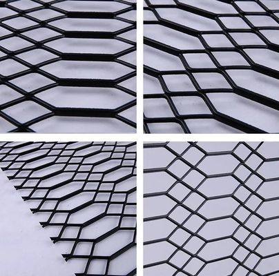 Maille métallique déployée gothique en acier au carbone de 4 mm pour la décoration