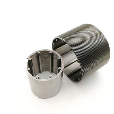 SS304/316 Panneau filtrant pour écran de fil de Johnson Wedge / maille de tube