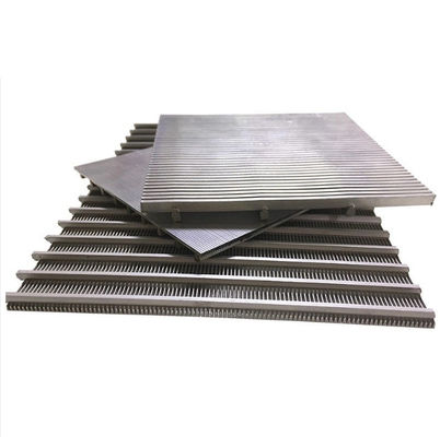SS304/316 Panneau filtrant pour écran de fil de Johnson Wedge / maille de tube