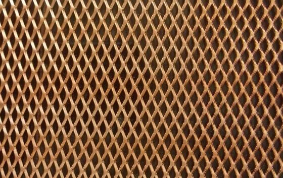 Maille métallique déployée diamant en cuivre pour blindage EMI 0,02-4mm