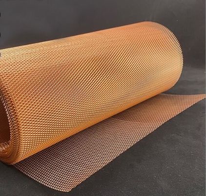 Maille métallique déployée diamant en cuivre pour blindage EMI 0,02-4mm