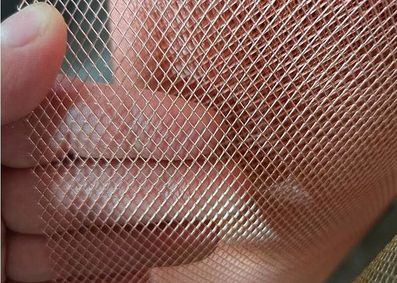 Maille métallique déployée diamant en cuivre pour blindage EMI 0,02-4mm