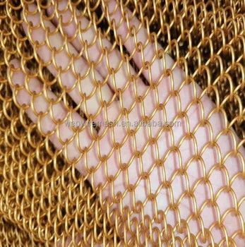 Rideau en maille métallique décorative en aluminium léger