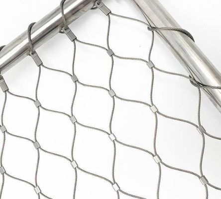 Maillage décoratif de câbles en acier inoxydable pour les limites de dimension 2*5m/2*3m/10*10m SS304/316