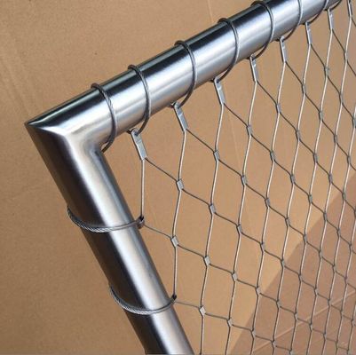 Maille antirouille de câble métallique d&#39;acier inoxydable pour la barrière de sécurité de clôture