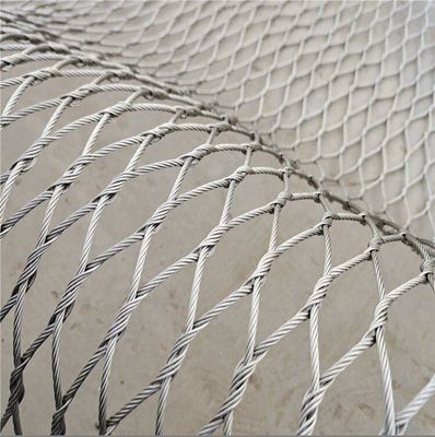 Maillage décoratif de câbles en acier inoxydable pour les limites de dimension 2*5m/2*3m/10*10m SS304/316