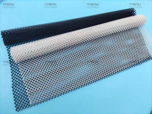 Rideau en maille de maillon de chaîne en métal de barrière thermique utilisé pour l'écran de cheminée