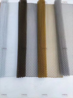 Maillot en alliage d'aluminium décoratif Draperies en bobine Draperies métalliques d'hôtel