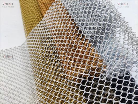 Rideau en treillis décoratif en alliage d'aluminium pour hôtels et architecture