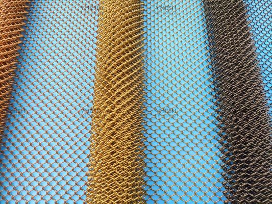 Série de rideaux métalliques pour l'architecture Rideaux métalliques Draperies en bobine métallique