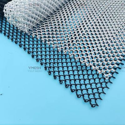 1.2 mm épaisseur chaîne de liaison décoratif rideau de fil d'architecture
