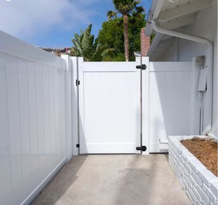 Jardin extérieur de 6 pieds blanc PVC bon marché Vinyle de protection de la vie privée